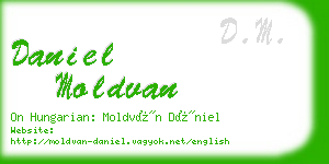 daniel moldvan business card